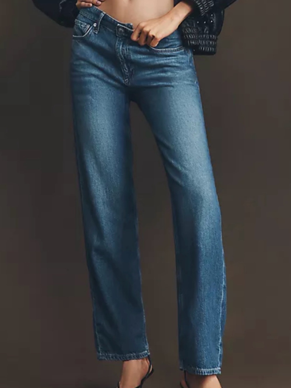 Rag & Bone Dre Low Rise Boyfriend Jeans Blue Size 25